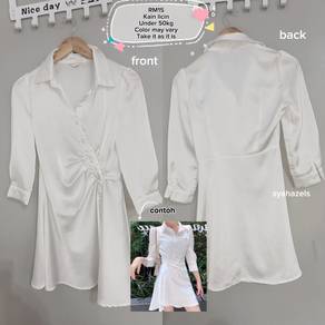 Baju Putih cantik Vietnam style Baju kemeja