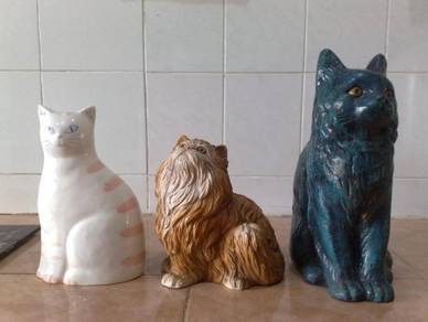 3501 cat statues patung kucing 3