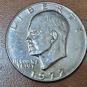1972 Eisenhower Dollar No Mint 