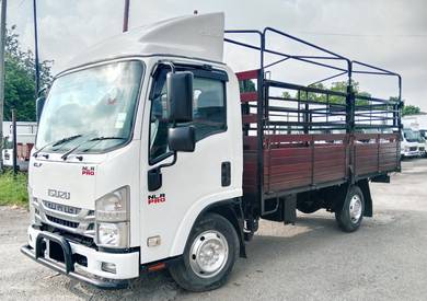 ISUZU NLR77 WOODEN CARGO 14FT 4800KG LORRY #1271br