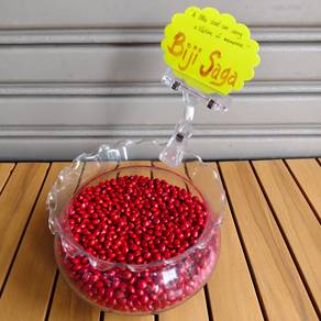 1Kg Biji Saga Untuk Home Decor Gift Hadiah DIY