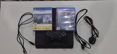 PS4 Slim 1TB Full Set + 3 Games
