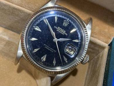 Rolex Datejust Ref 6305 Ovettone Solid 18k Gold