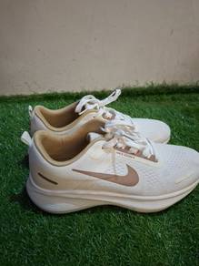 Nike ZoomX Running Shoes White & Gold