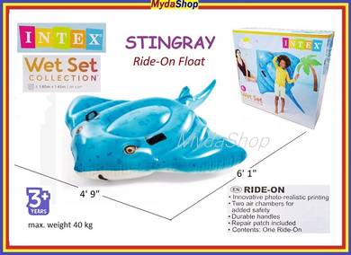 INTEX Swim Pool Ride-On Float STINGRAY. Pelampung