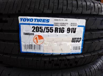 205/55/16 Toyo Nano Energy 3 Tyre 2026 Tayar