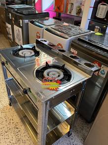 New Stainless steel RACK GAS COOKER 5m1nz