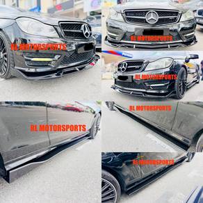 W204 skirt lip spoiler grill bumper bonnet bodykit