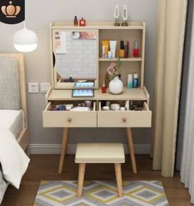 Cosmetic dressing table good meja desk make up NSY