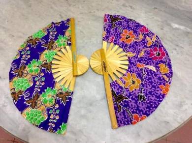 Malaysian Batik Hand Fans - 2 Designs (New)