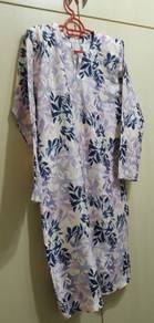 Baju Kurung Moden Bunga Bunga - M Size