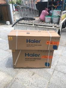 Aircond Haier inverter 1hp siap pasang E25