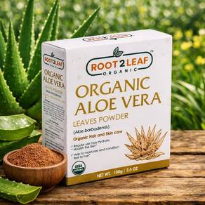 CERTIFIED ORGANIC ALOE VERA LEAVES POWDER 100gms