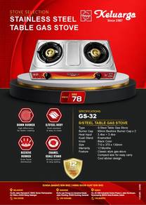 Stainless Steel Table Gas Stove (GS-32)