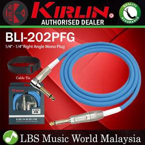 Kirlin BLI-202PFG Right Angle Mono Plug 3M Blue