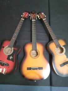 Guitar 3 sekali nak jual..