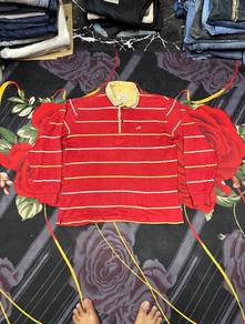 polo shirt long crocodile