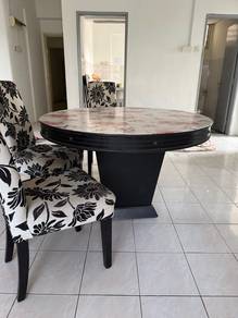 Pair of Modern High-Back Dining Chairs