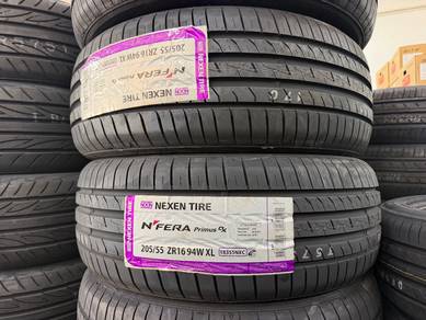 205/55/16 —Tayar baru— Nexen Qx tahun2026