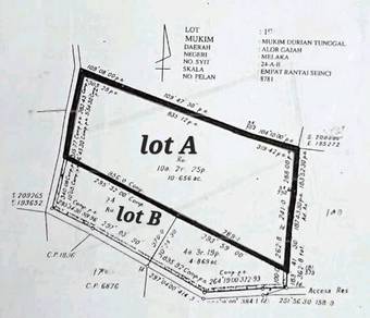 Agricultural Land in Durian Tunggal, MLK