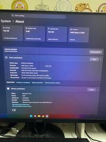 pc second 1 set nak jual urgent