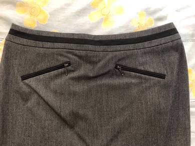 Debenhams Petite Textured Trim Skirt