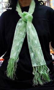 NEW Embroidered Light Green Scarf