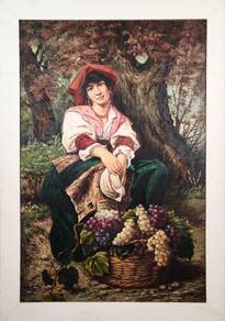 The Grape Picker – Reproduction Oil Painting