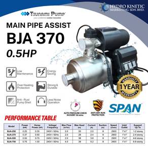 Tsunami Home Automatic Water Pump BJA-370 (0.5HP)