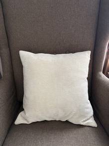 NITORI Cushion Covers (45×45 cm) – Cream / Ivory