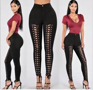 Punk Sexy Party leggings long pants black RBT0025