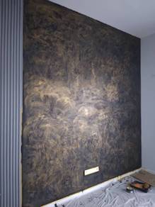 VASARI Texture wall gold design