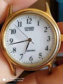 Vintage citizen eco drive solar powered watch