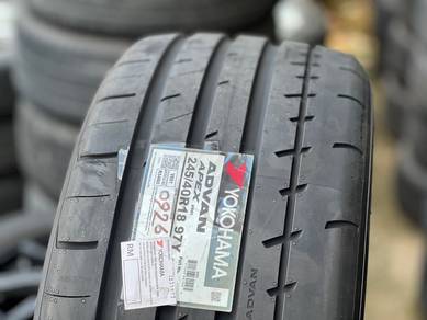 Tayar Baru 245 40 18 Yokohama Advan Apex V601 Japa