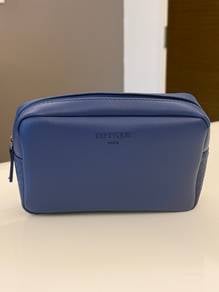 Diptyque blue cosmetic pouch x Qatar airways