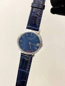 Patek Philippe Calatrava 18k750 White Gold Blue