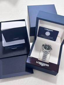 Longines Conquest Sunray Green 38mm Set Penuh
