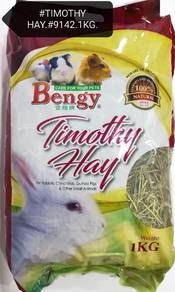 Bengy Timothy Hay 1kg for Rabbit Rodent Pet Arnab