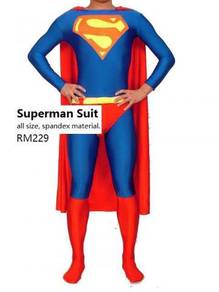 Superman Costume Lycra Suit