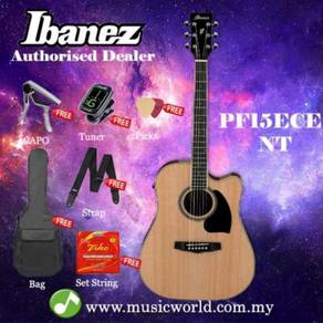 Ibanez pf15ece-nt natural high gloss dreadnought c