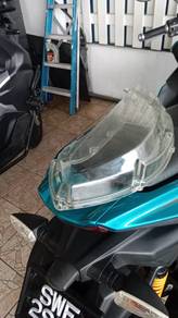 Yamaha NVX 155 V1/V2 cover air filter transpharecy
