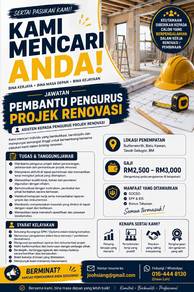 Pembantu Pengurus Projek Renovasi