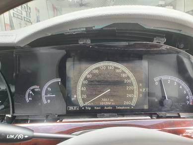 Repair meter mercedes W221 & S63 Lcd