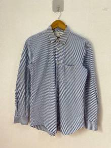 Comme des Garçons SHIRT Blue White Striped Shirt