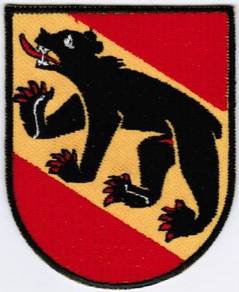 Canton of Bern Coat of Arms Switzerland Patch