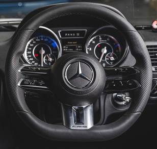 Mercedes Dragonfly AMG steering LEATHER