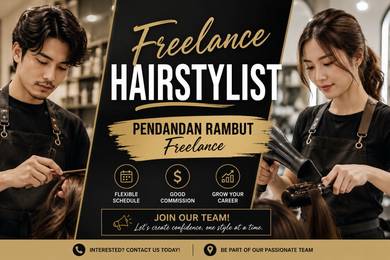 Freelance Hairstylist/ Pendandan Rambut Bebas