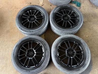 Sport Rim 17 Second Volk Rays RE30 Matt Black Siap