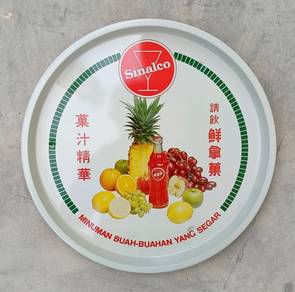Dulang Lama Sinalco Metal Tray