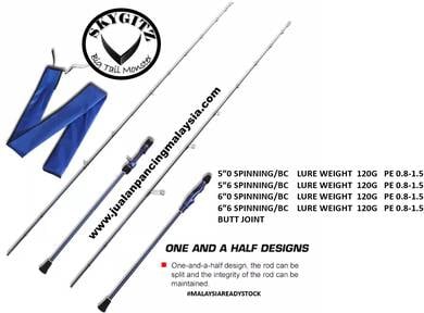 SKYGITZ MALAYSIA GEHAUNT SENTINEL JIGGER rod